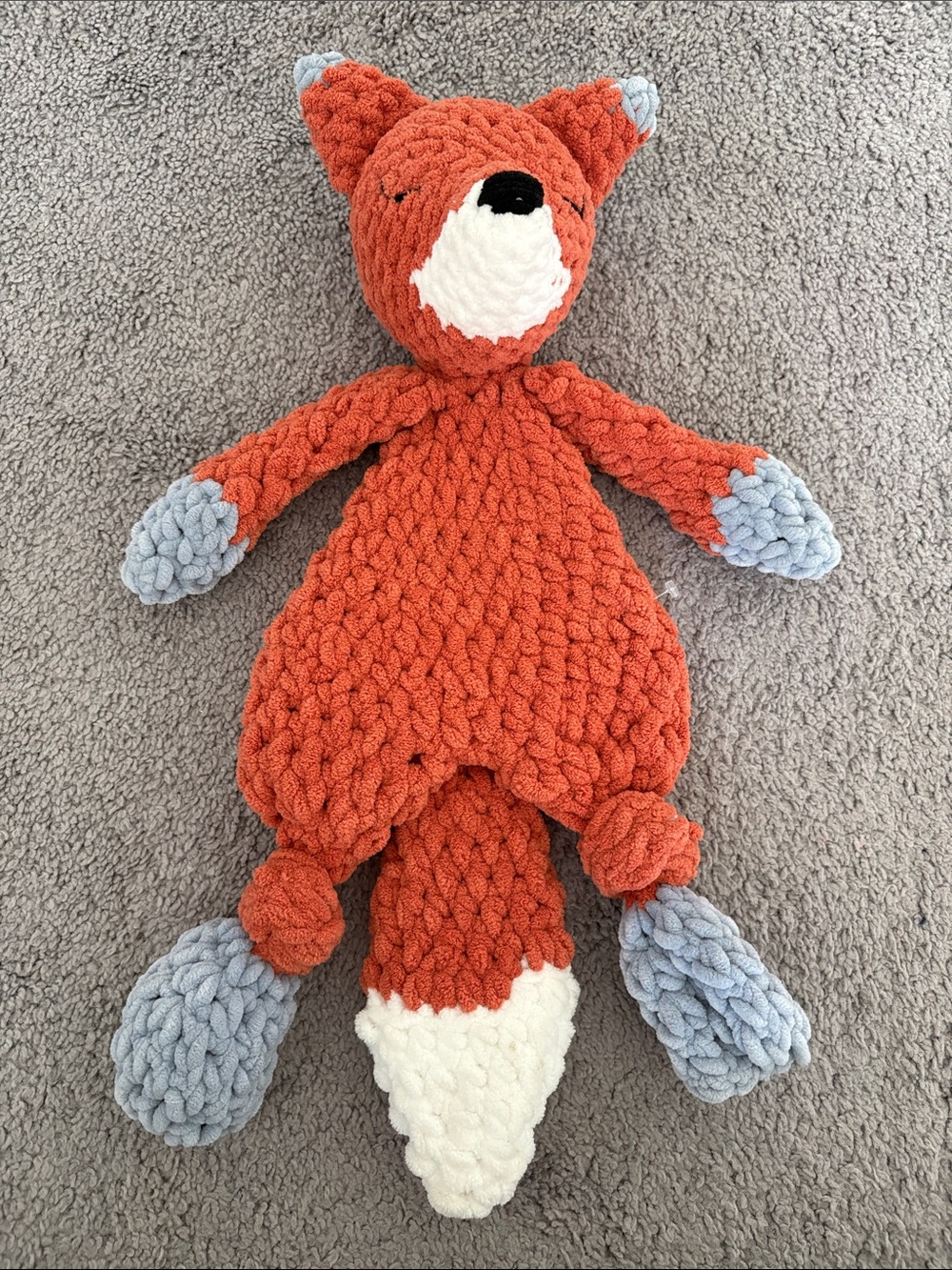Crochet Fox Lovey: Soft Woodland Snuggler